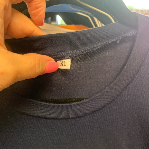 Navy 'Good Vibes' Graphic T-Shirt - Picture 2 of 3